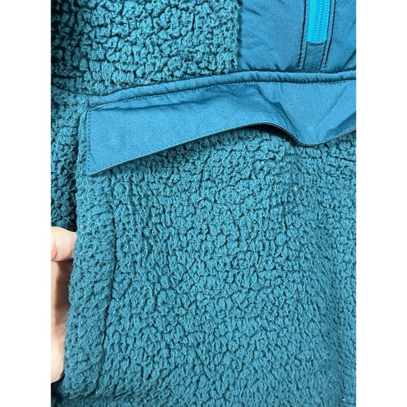 Under Armour Blue Sherpa Fleece Half Zip Jacket Men’s M Warm Outdoor - Picture 4 of 11